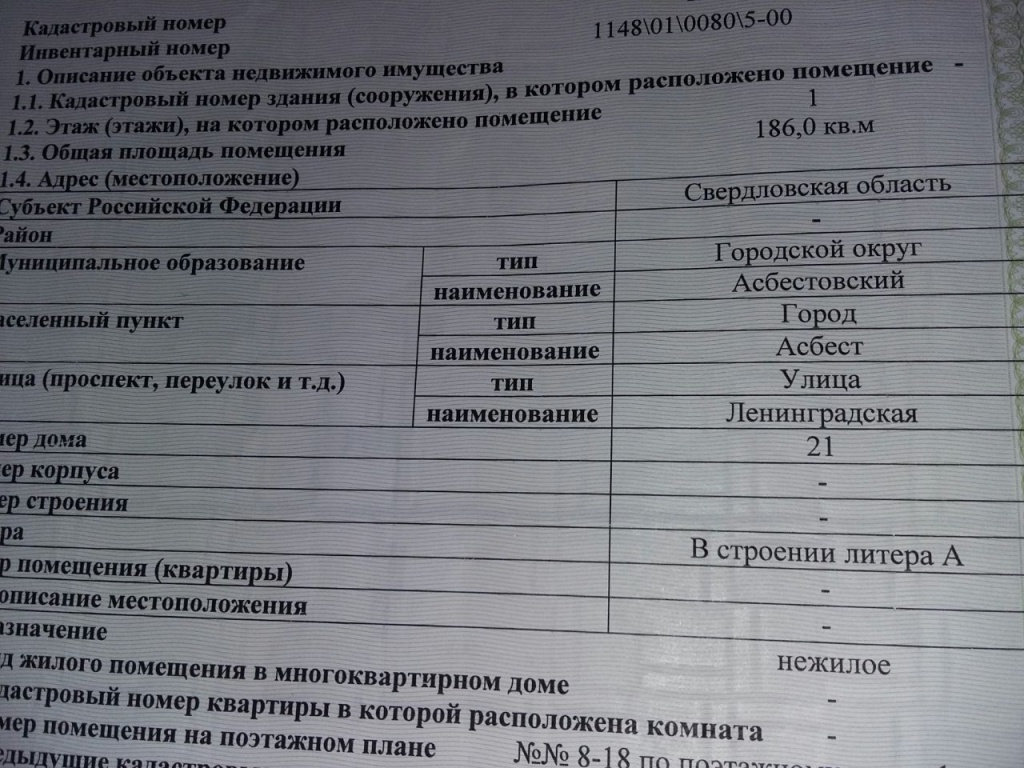 Аренда коммерческой недвижимости в г. Асбест, ул. Ленинградская 21 -  объявление 71291 | ShopAndMall.ru